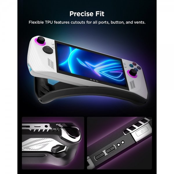 ASUS ROG Ally 2023 Deksel Rugged Armor Svart