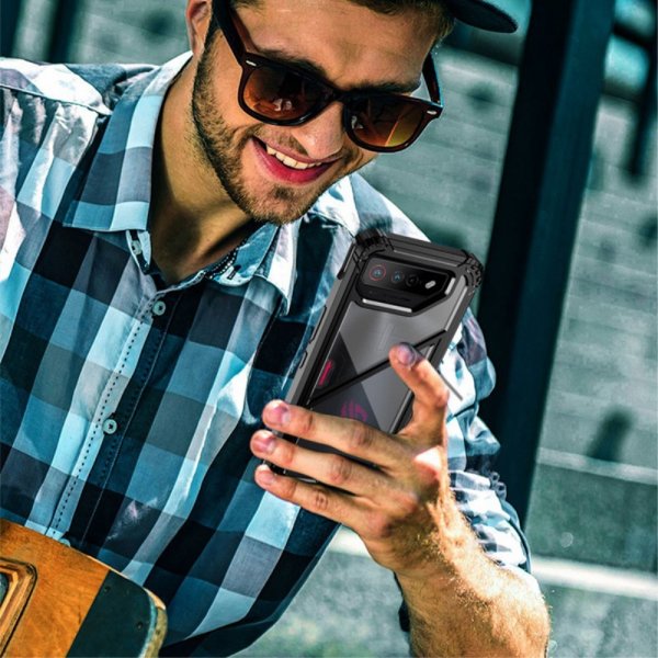 Asus ROG Phone 7 Deksel Stativfunksjon Svart