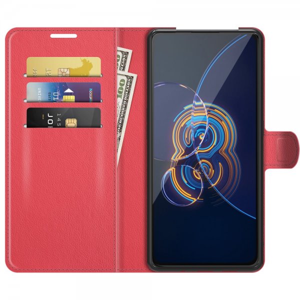 Asus Zenfone 8 Flip Etui Litchi Sin