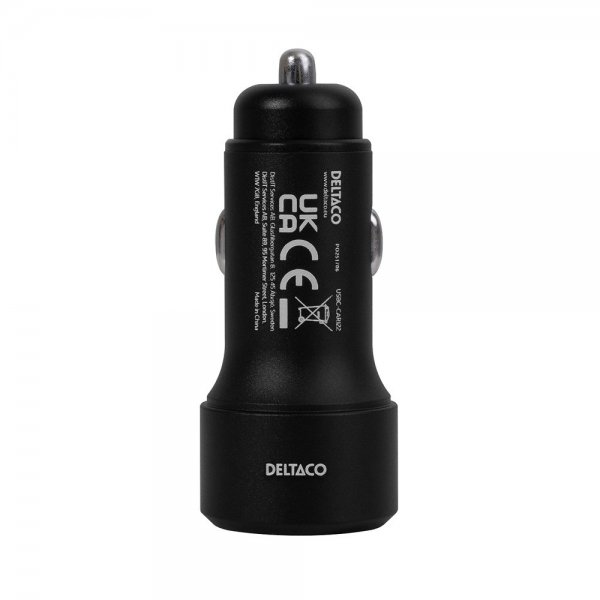 Mobillader til bil Fast Charging Dual USB Car Charger