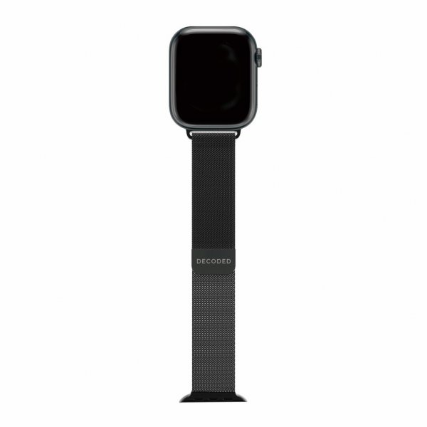 Apple Watch 38/40/41/42mm Armbånd Milan Traction Strap Svart