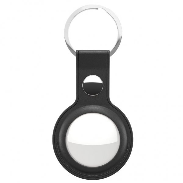 AirTag Holder Leather 2-pack Black