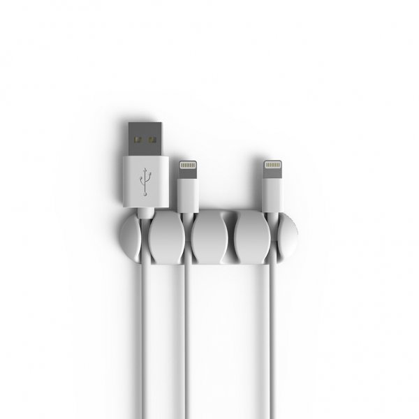 CableDrop Multi Kabelholder 2 stk Hvit