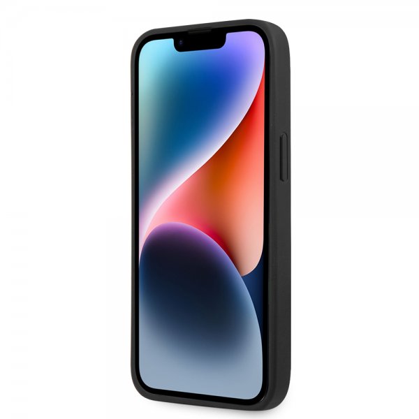 iPhone 14 Pro Deksel Hot Stamp Metal Logo Svart