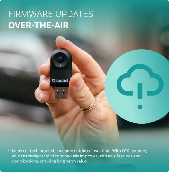 Mini Trådløs Apple CarPlay/Android Auto Adapter