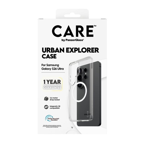 Samsung Galaxy S26 Ultra Deksel Urban Explorer MagSafe Transparent