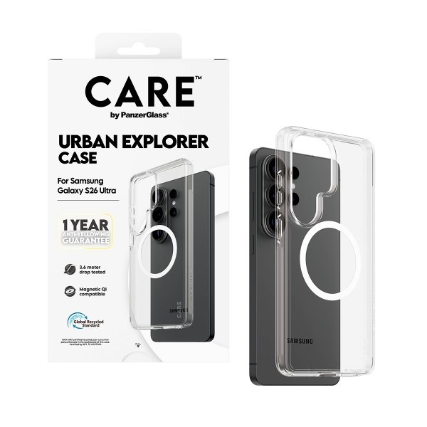 Samsung Galaxy S26 Ultra Deksel Urban Explorer MagSafe Transparent