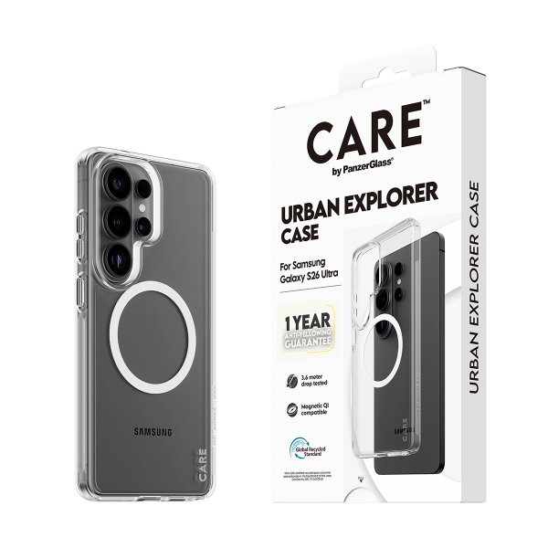Samsung Galaxy S26 Ultra Deksel Urban Explorer MagSafe Transparent