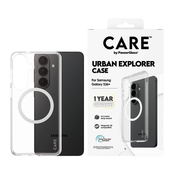 Samsung Galaxy S26 Plus Deksel Urban Explorer MagSafe Transparent
