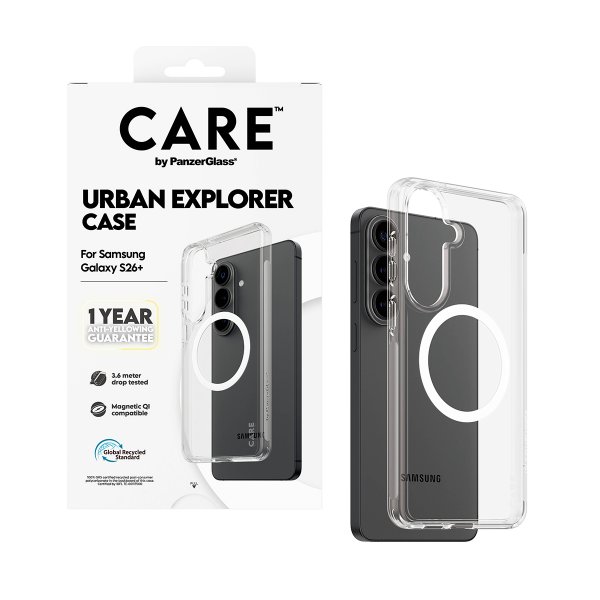 Samsung Galaxy S26 Plus Deksel Urban Explorer MagSafe Transparent