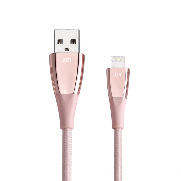 Kabel ZinCable USB-A/Lightning 1.5m Rosegull