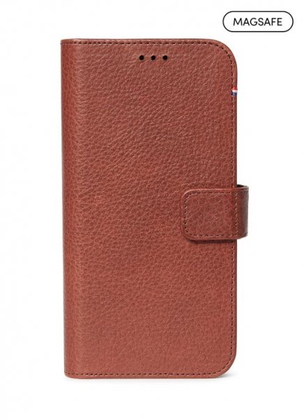 iPhone 12/iPhone 12 Pro Fodral Leather Detachable Wallet MagSafe Brun