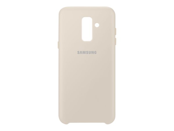 Dual Layer Cover till Samsung Galaxy A6 Plus Deksel Gull
