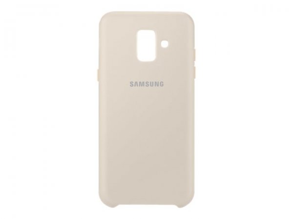 Dual Layer Cover till Samsung Galaxy A6 Deksel Gull