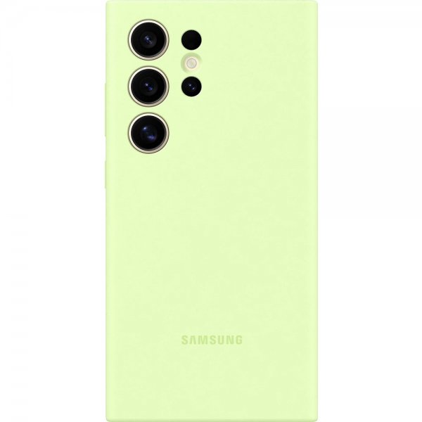 Original Galaxy S24 Ultra Deksel Silicone Case Light Green