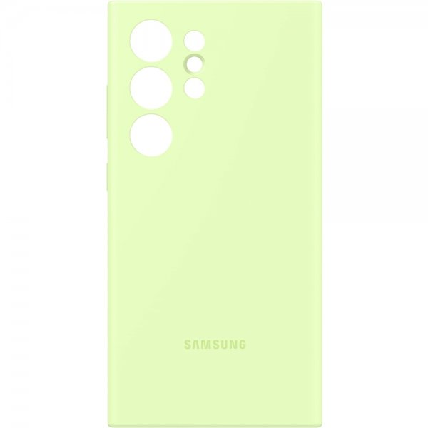 Original Galaxy S24 Ultra Deksel Silicone Case Light Green