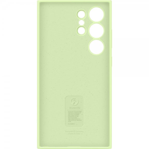 Original Galaxy S24 Ultra Deksel Silicone Case Light Green