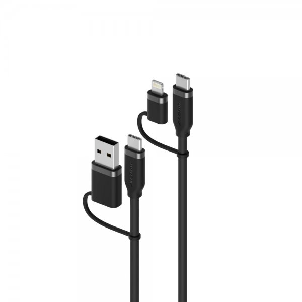 Kabel Elements 4-IN-1 1.5m Svart