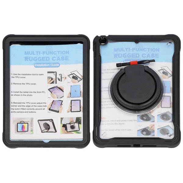 iPad 10.2 (gen 7/8/9) Deksel med Stativ Svart