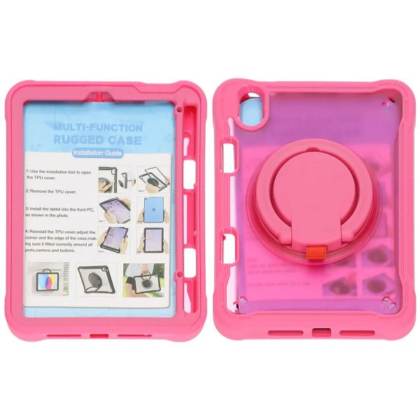 iPad mini (gen 6) Deksel med Stativ Rosa