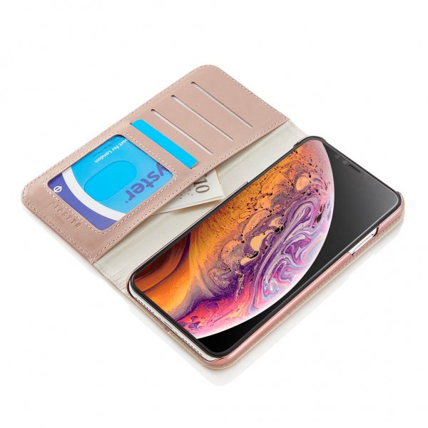 iPhone Xs Max Etui Magnetic Folio Marineblå