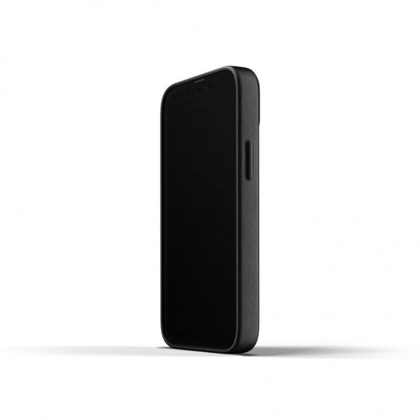 iPhone 13 Mini Deksel Full Leather Case Svart