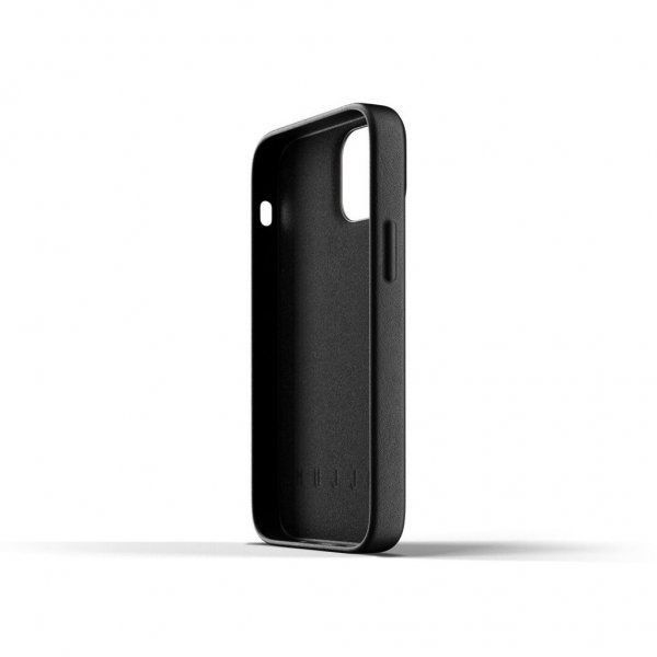 iPhone 13 Mini Deksel Full Leather Case Svart