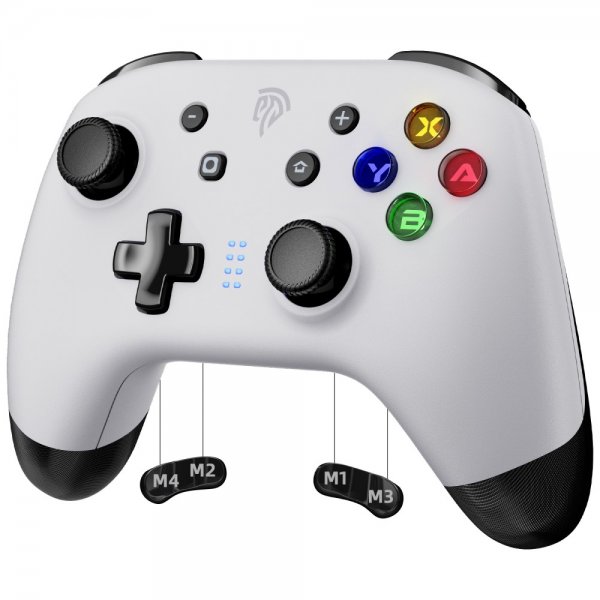 Bayard 9124 Switch/Android/PC Programmable Wireless Gamepad Hvit