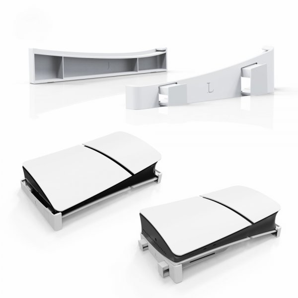 PlayStation 5 Slim (Digital/Disc Edition) Stand Hvit