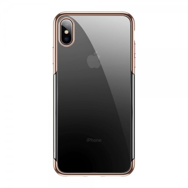 Glitter Case till iPhone Xs Deksel Hardplast Gull