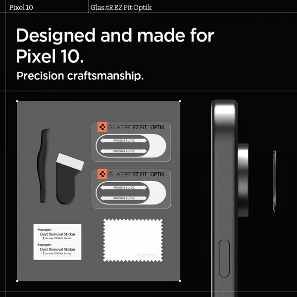 Google Pixel 10 Kamerabeskytter Glas.tR EZ Fit Optik 2-pakning