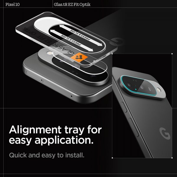 Google Pixel 10 Kamerabeskytter Glas.tR EZ Fit Optik 2-pakning