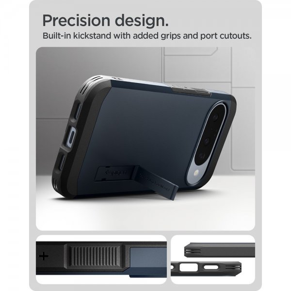 Google Pixel 10/Pixel 10 Pro Deksel Tough Armor MagFit Metal Slate