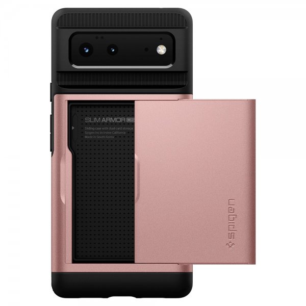 Google Pixel 6 Deksel Slim Armor CS Rose Gold