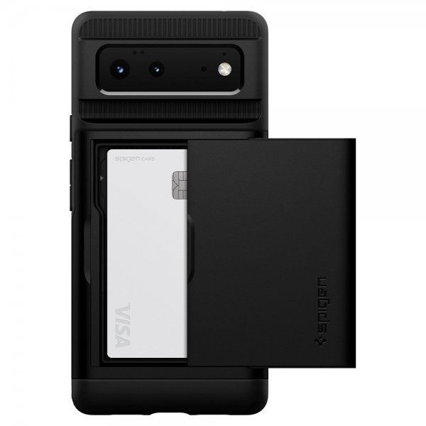 Google Pixel 6 Deksel Slim Armor CS Svart