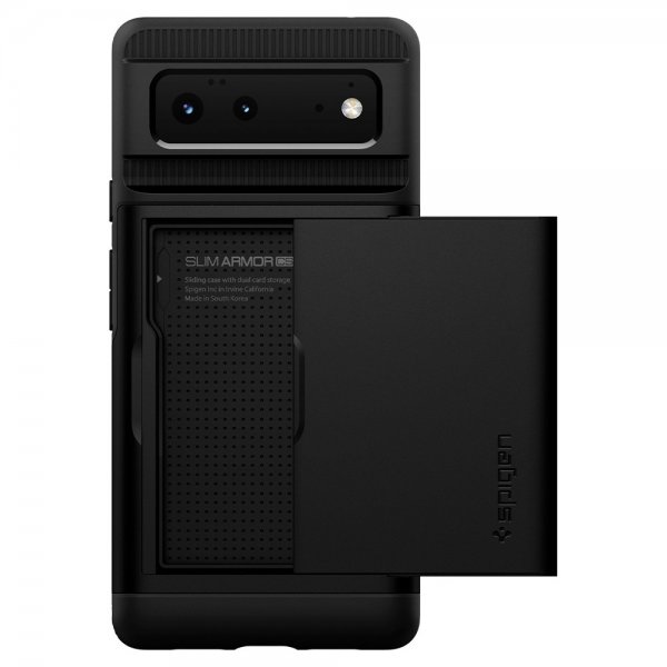 Google Pixel 6 Deksel Slim Armor CS Svart
