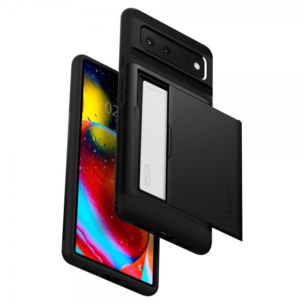 Google Pixel 6 Deksel Slim Armor CS Svart