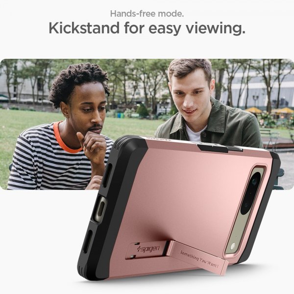 Google Pixel 7 Deksel Tough Armor Rosegull