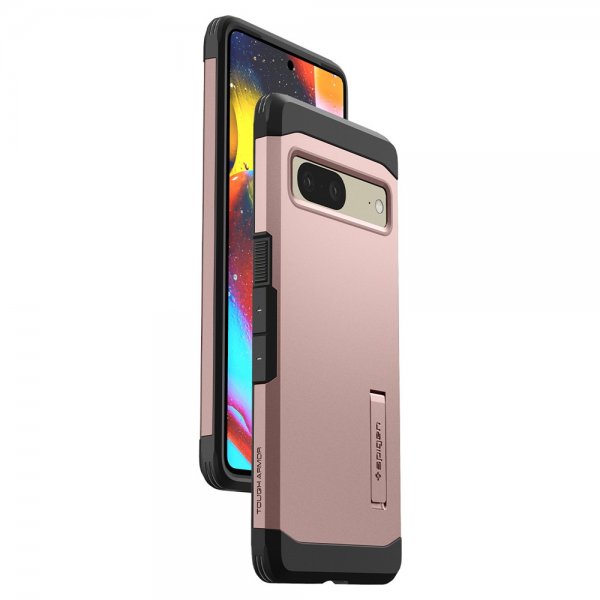 Google Pixel 7 Deksel Tough Armor Rosegull