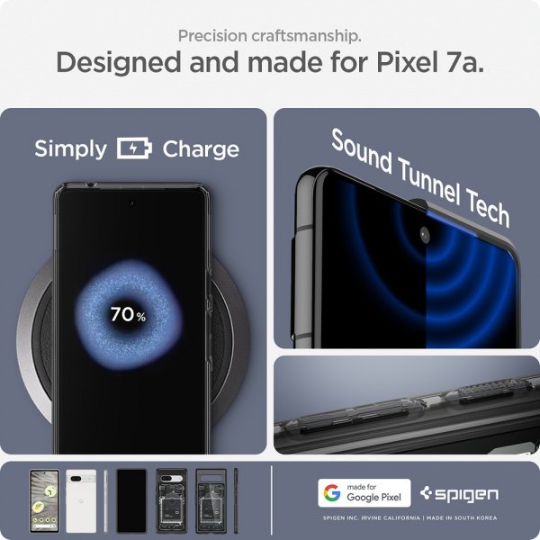 Google Pixel 7a Deksel Ultra Hybrid Zero One Svart