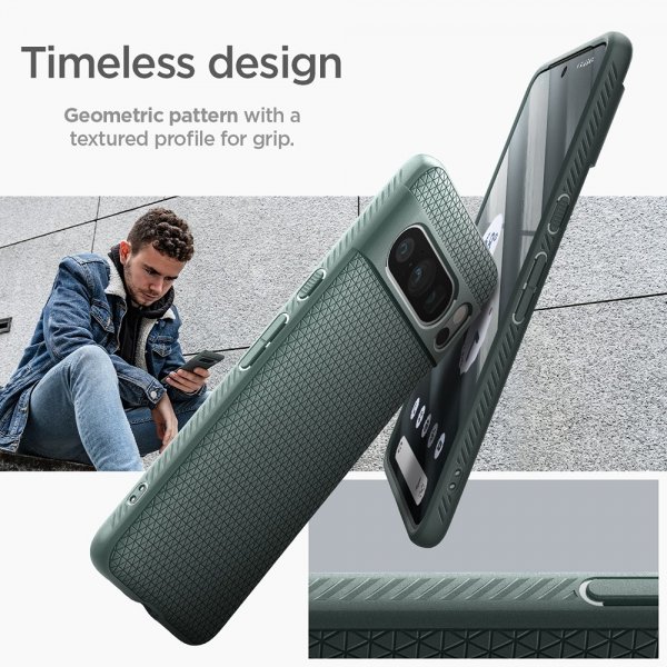 Google Pixel 8 Pro Deksel Liquid Air Abyss Green