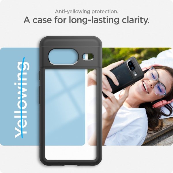 Google Pixel 8 Deksel Ultra Hybrid Matte Black