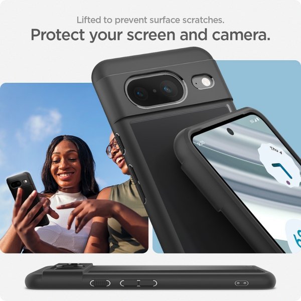 Google Pixel 8 Deksel Ultra Hybrid Matte Black