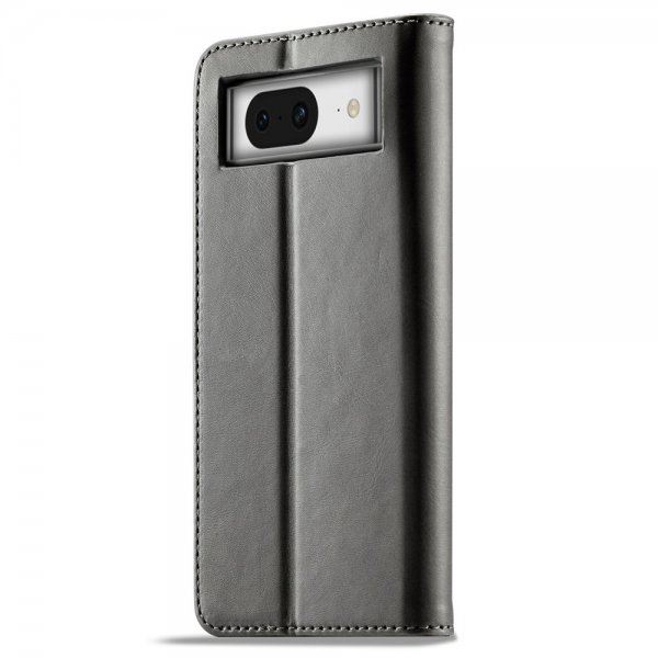 Google Pixel 8a Etui med Kortlomme stativfunksjon Grå