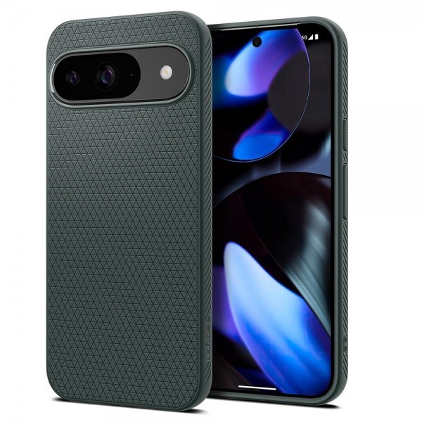 Google Pixel 9/Pixel 9 Pro Deksel Liquid Air Abyss Green