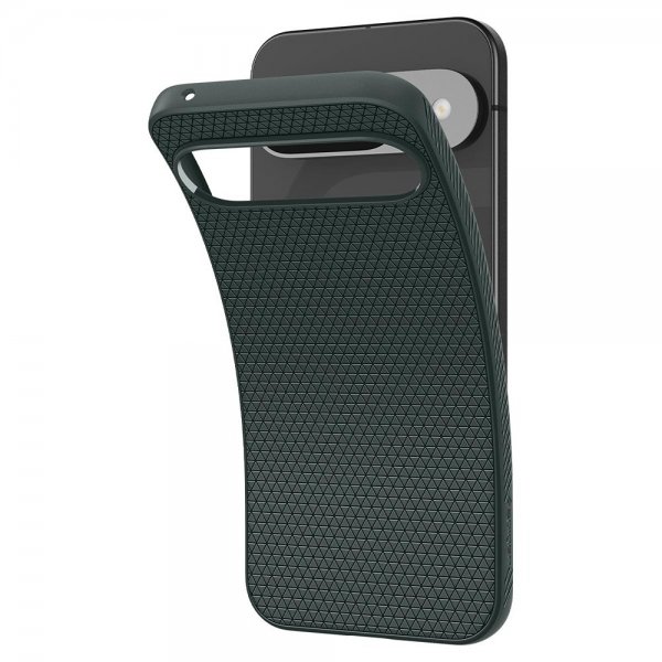 Google Pixel 9/Pixel 9 Pro Deksel Liquid Air Abyss Green
