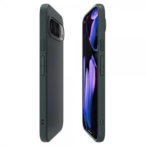 Google Pixel 9/Pixel 9 Pro Deksel Liquid Air Abyss Green
