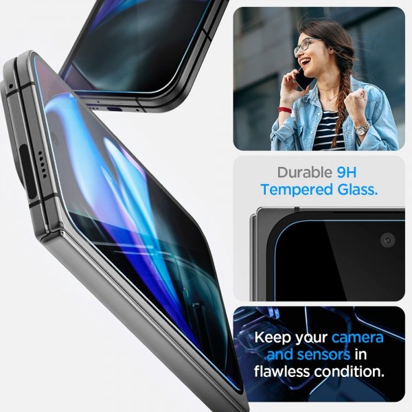 Google Pixel 9 Pro Fold Skjermbeskytter GLAS.tR EZ Fit 2-pakning