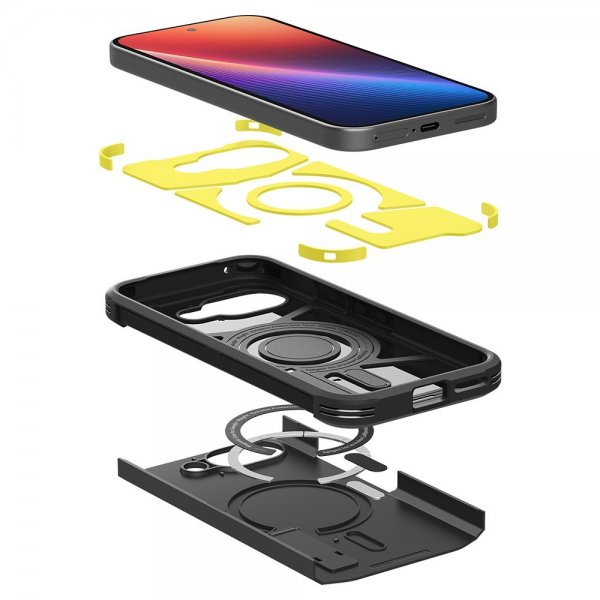 Google Pixel 9a Deksel Tough Armor MagFit Svart