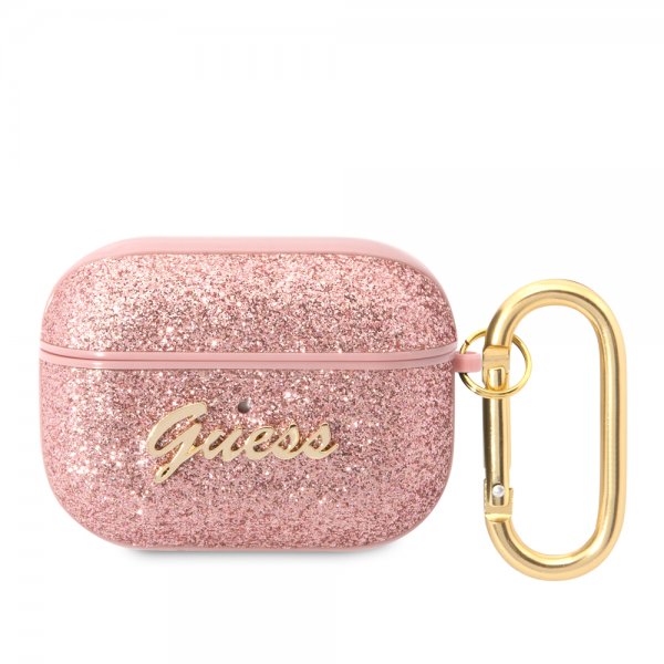 AirPods Pro Deksel Glitter Flakes Rosa